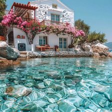 Схема вышивки «Южный берег»