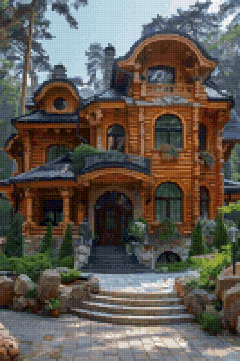 Сказочный дом. - предпросмотр