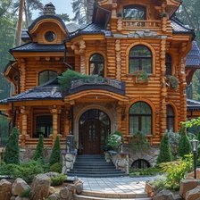 Схема вышивки «Сказочный дом.»