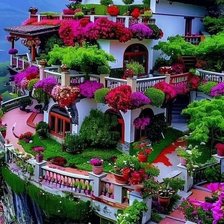 Схема вышивки «Дом мечты»