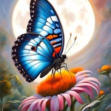 Схема вышивки «Бабочка»