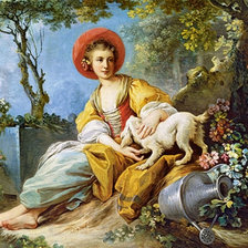 Схема вышивки «Худ. Жан Оноре Фрагонар»