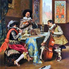 Схема вышивки «Худ. Александр Лесрель»