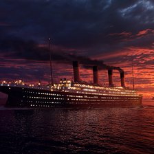 Схема вышивки «Титаник»