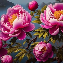 Схема вышивки «Цветы»