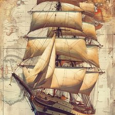 Схема вышивки «Кругосветка»