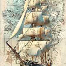 Схема вышивки «Кругосветка»