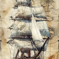 Схема вышивки «Кругосветка»