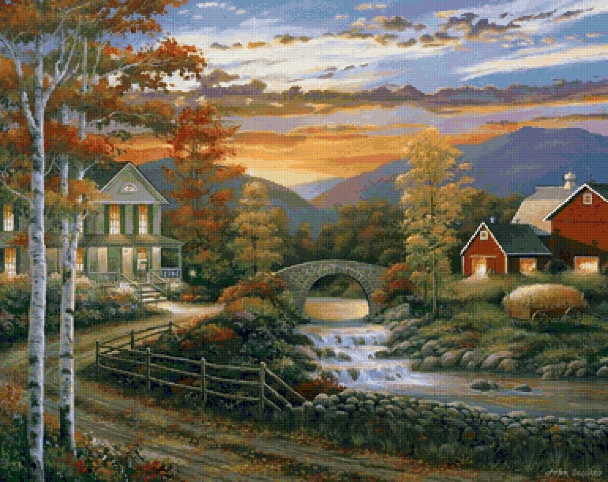 Осенний вечер - предпросмотр