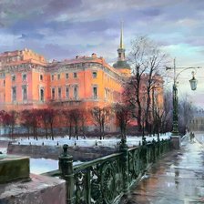 Схема вышивки «Михайловский замок»