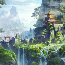 Схема вышивки «Китай природа»