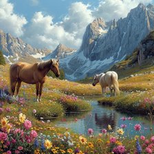 Схема вышивки «Поле»