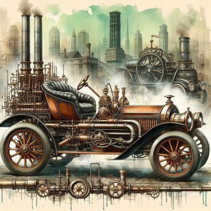 Старинный автомобиль - оригинал