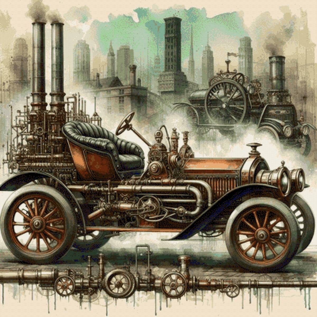 Старинный автомобиль - предпросмотр