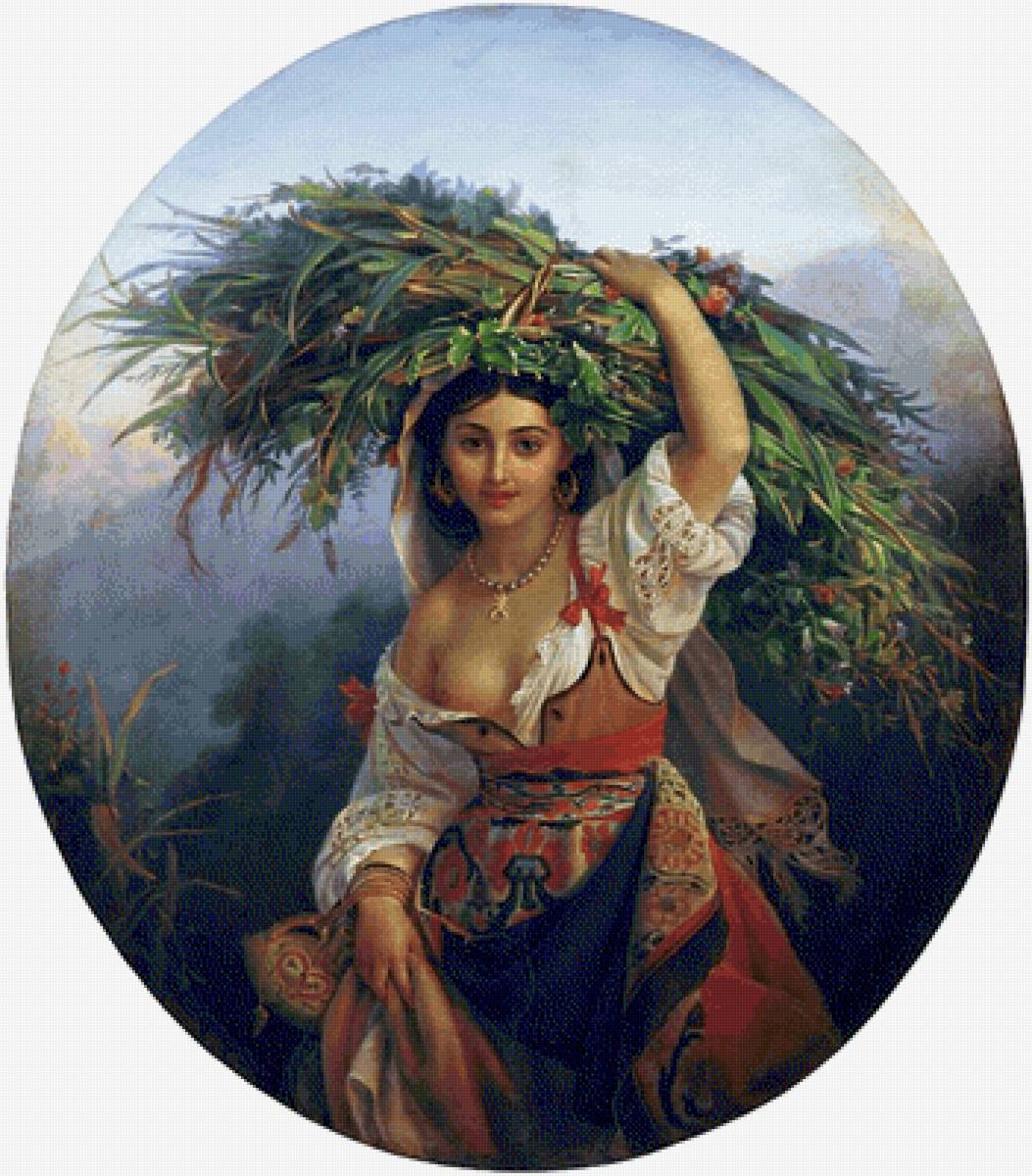 Итальянка.(Пимен Орлов) - итальянка, девушка - предпросмотр