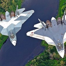 Схема вышивки «Су 57»