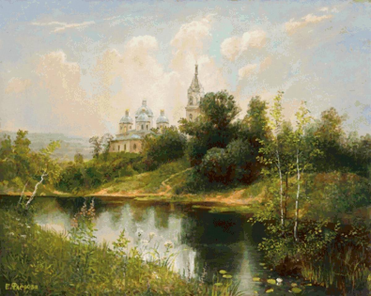 №2797388 - храм, пейзаж - предпросмотр