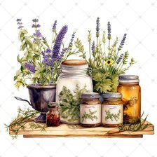 Схема вышивки «Прованские травы»