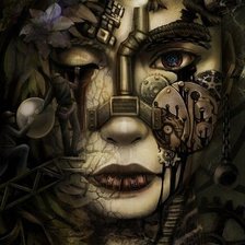 Схема вышивки «Стильпак девушка»