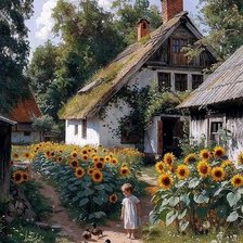 Схема вышивки «Leto, suncokreti»