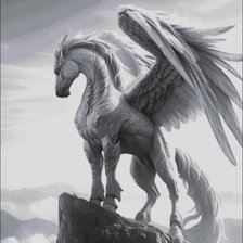 Схема вышивки «Пегас»