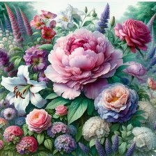 Схема вышивки «В саду»