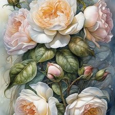 Схема вышивки «flores»