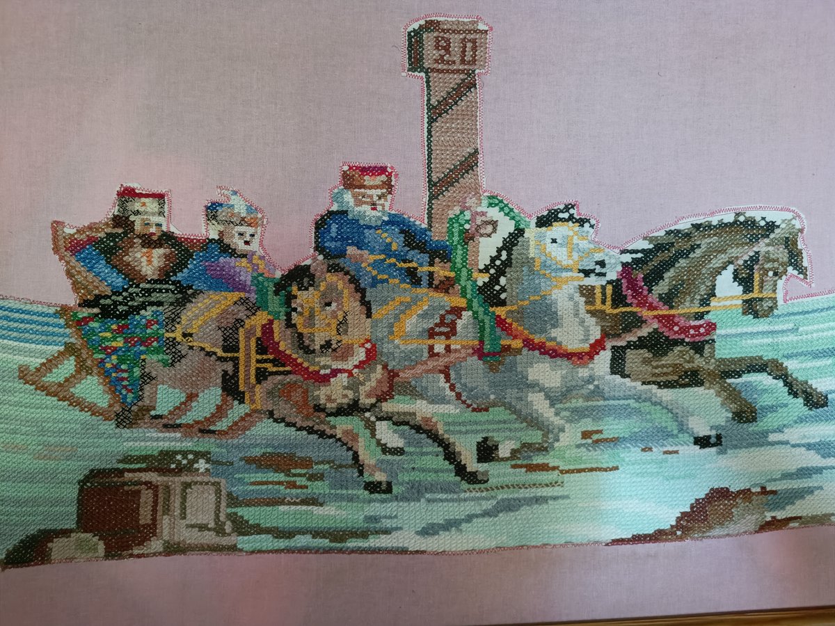 Тройка на зимней дороге - тройка зима верста - оригинал