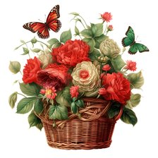 Схема вышивки «Цветы»