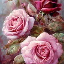 Схема вышивки «РОЗЫ»