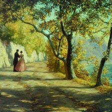 Схема вышивки «Прогулка»