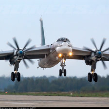 Схема вышивки «Ту-95»