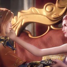 Схема вышивки «Ху Лиена и Биби Дун боевой континент»