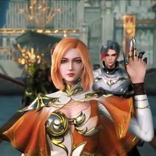 Схема вышивки «Ху Лиена и Се Юэ»