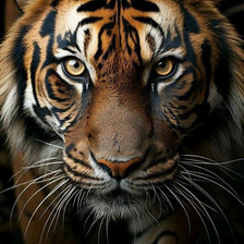 Схема вышивки «Тигр»