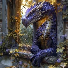 Dragón en el balcón