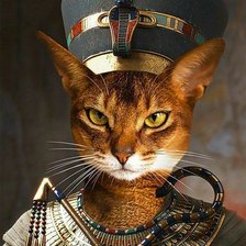 Схема вышивки «Gato Egipcio»