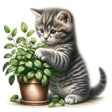 Схема вышивки «Практикум по ботанике»