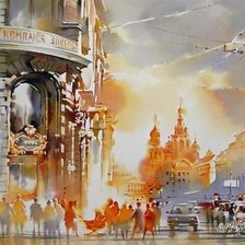 Схема вышивки «Петербург Ольги Литвиненко»