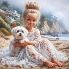 Схема вышивки «Друзья»