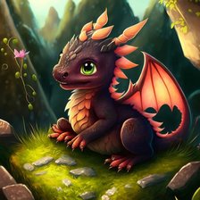 Схема вышивки «ДРАКОША»