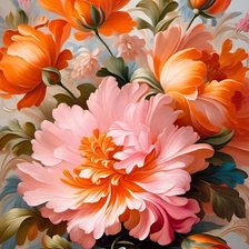 Схема вышивки «цветы»