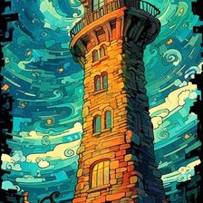 Схема вышивки «Маяк»