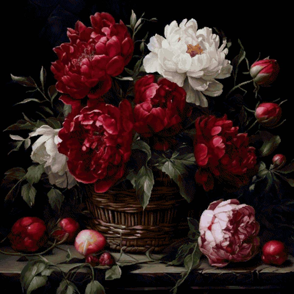 Пионы - предпросмотр