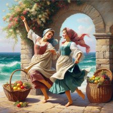 Схема вышивки «девушки»