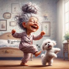 Схема вышивки «Веселая старушка»