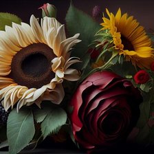 Схема вышивки «Цветы»