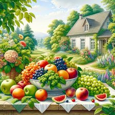 Схема вышивки «Красота»