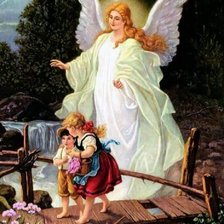 Схема вышивки «Ангел хранитель»