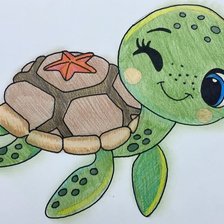 Схема вышивки «Черепашка»